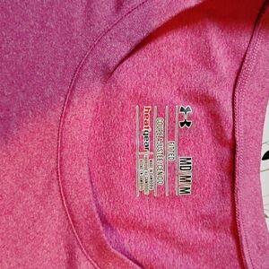 Under Armour Pink Performance Fitted Tee